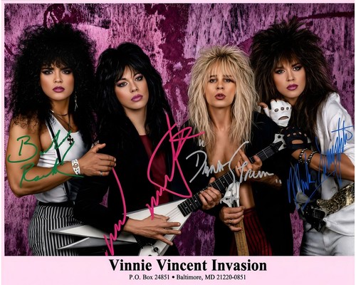 Vinnie vincent invasion signed - vincent,